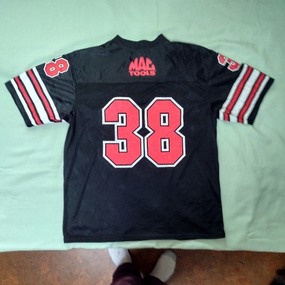 Vintage VTG 80s Mac Tools Jersey Varsity Football Practice Large Shirt - Picture 2 of 4